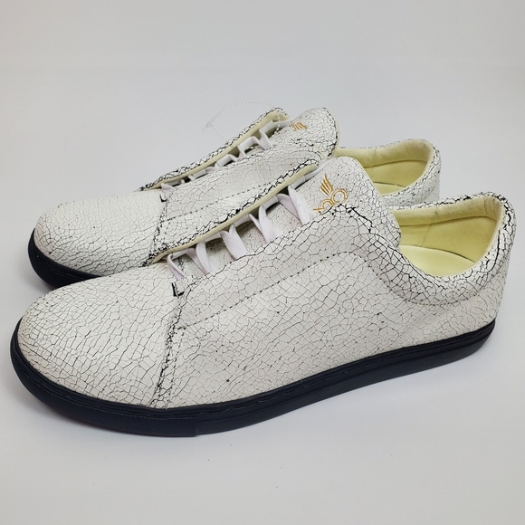Creative Recreation Mens Turino White/Cracked Fashion Sneaker Length Upper 12M main image 6